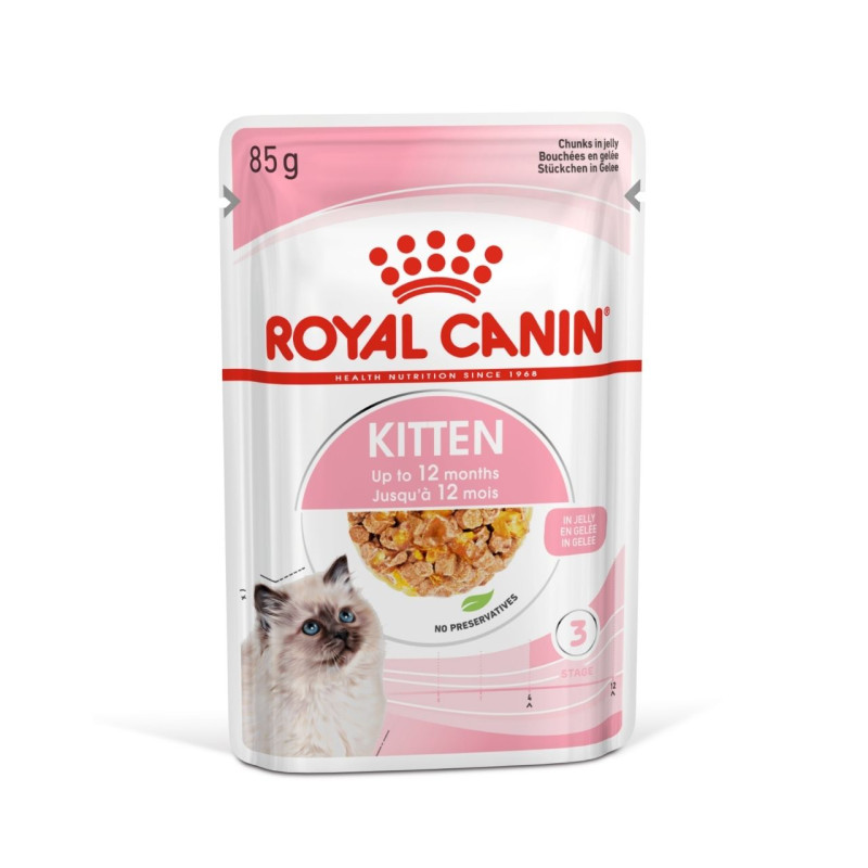 Royal Canin Kitten Instinctive in Jelly konservi kaķēniem